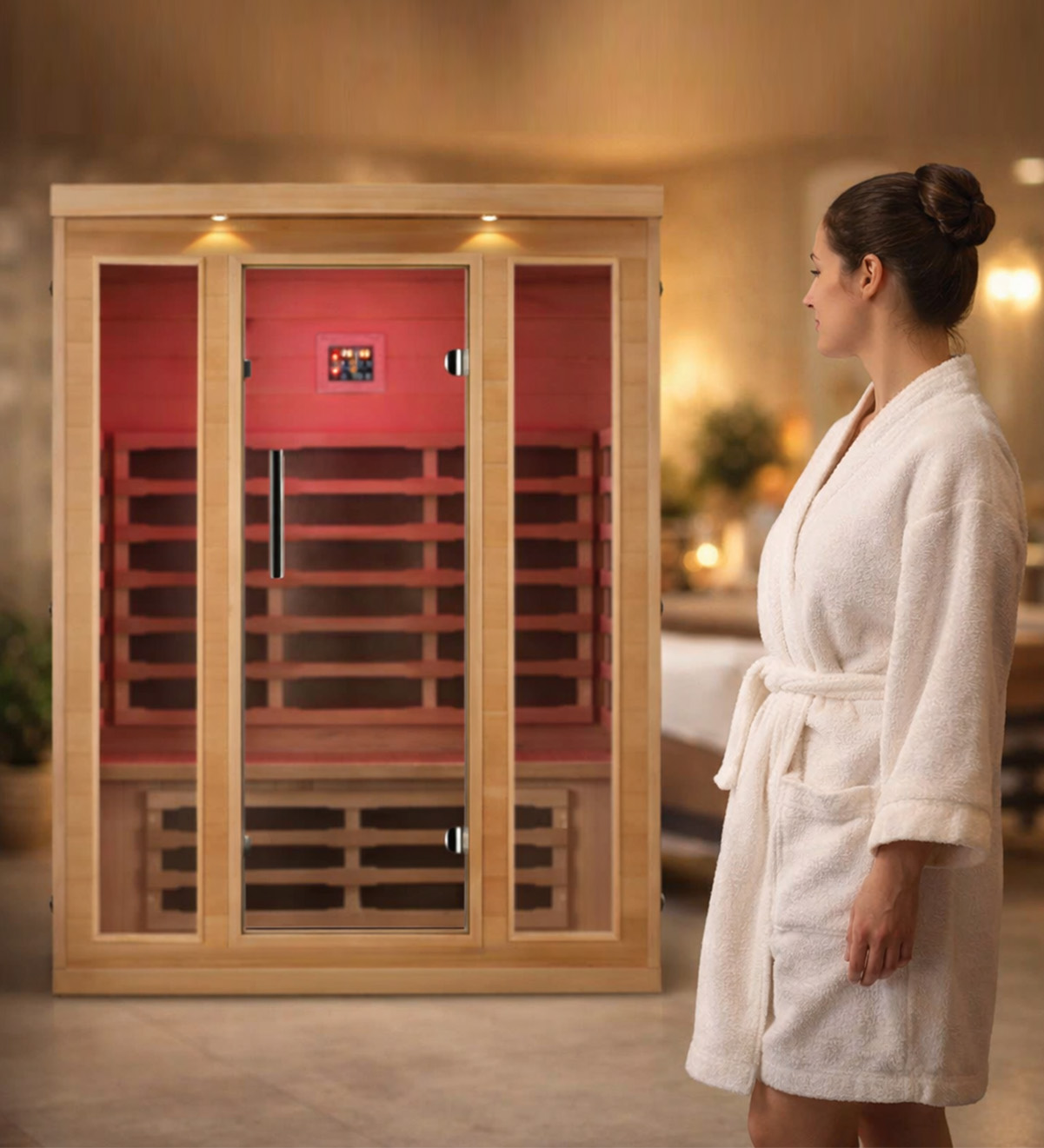 Banff 3 Person Far Infrared Sauna - Image 3