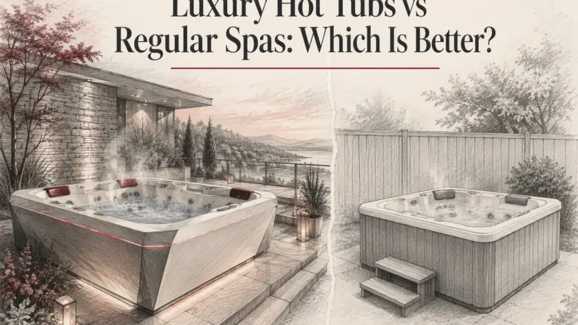 Luxury Hot Tubs vs Regular Spas: Which Is Better?