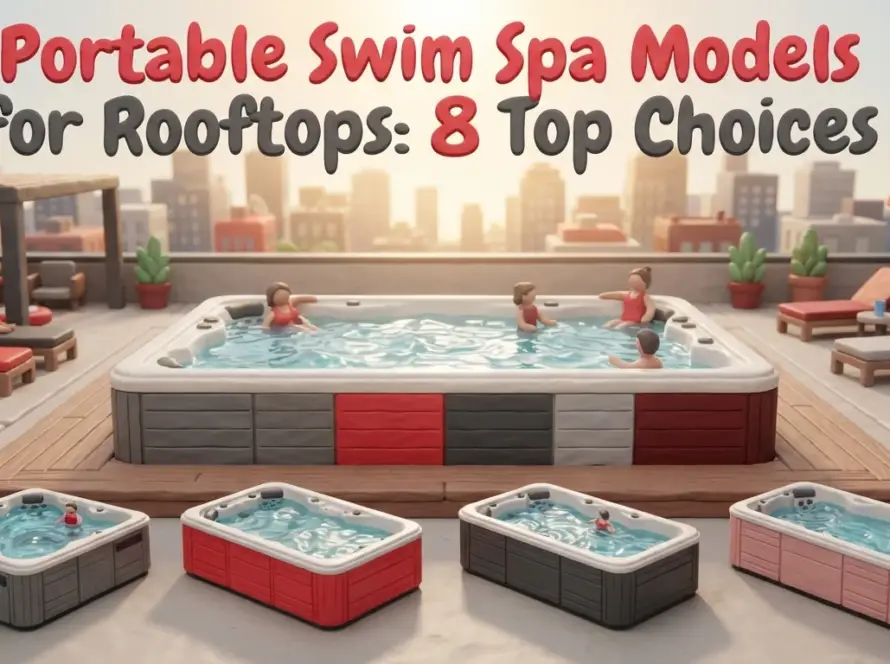 Portable Swim Spa Models for Rooftops: 8 Top Choices